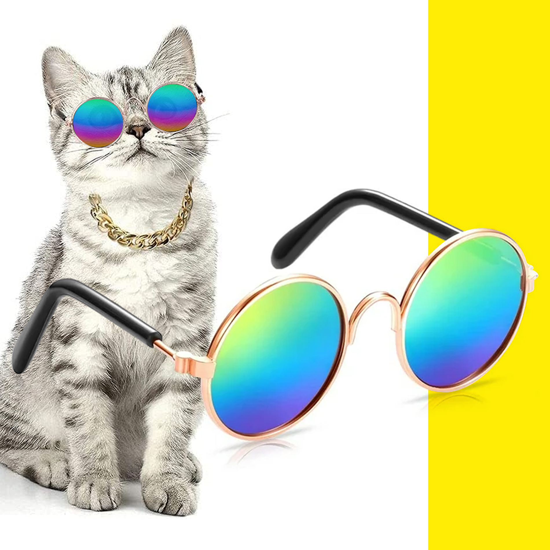 Miniatura 2 de Gafas De Sol Para Gatos Mascotas